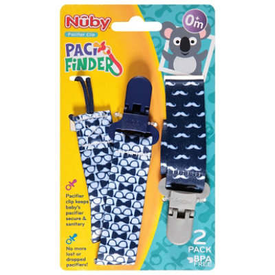 Nuby Pasifinders With Snap Fashion Printed - 2 PK - Image 3