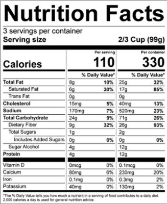 Nicks Ice Cream Peanut Butter Cookie Dough - 16 OZ - Image 2