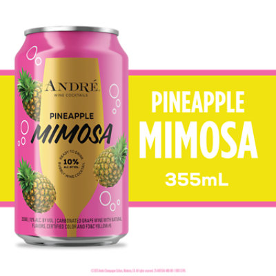 Andre Pineapple Mimosa Single Can - 355 ML - Image 1