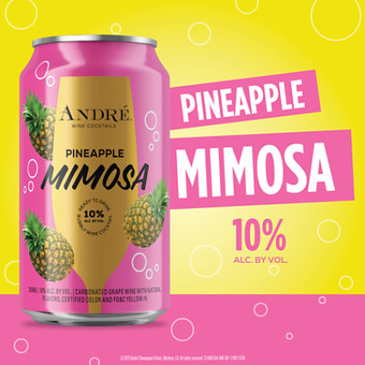 Andre Pineapple Mimosa Single Can - 355 ML - tomthumb