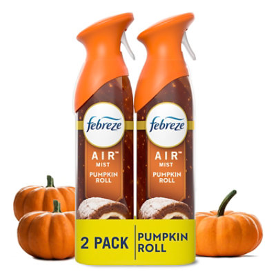 Febreze Air Mist Aerosol Air Freshener, Pumpkin Roll - 2-8.1 Oz. - 2-8.1 OZ - Image 1