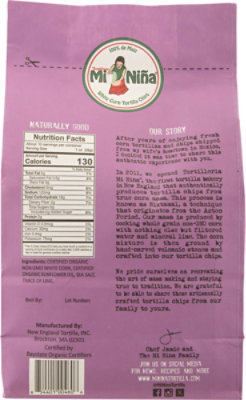 Tortilleria Mi Nina Organic Thin And Crispy Sea Salt Corn Chips 10oz - 10 OZ - Image 5