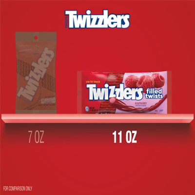 Twizzlers Filled Twists Raspberry Flavored Licorice Style Chewy Candy Bag - 11 Oz - Image 5