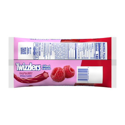 Twizzlers Filled Twists Raspberry Flavored Licorice Style Chewy Candy Bag - 11 Oz - Image 2