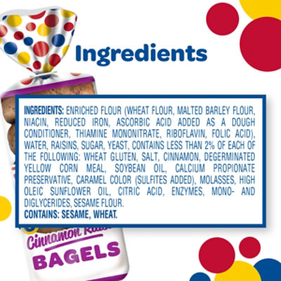 Wonder Cinnamon Raisin Bagels - 18 OZ - Image 6