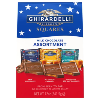 Ghirardelli Milk Chocolate Assortment Squares - 12 Oz - Image 1