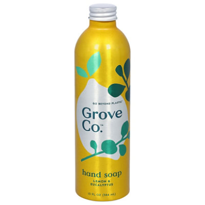 Grove Co Soap Gel Lemon Eucalyptus Mint - 13 OZ - Image 2