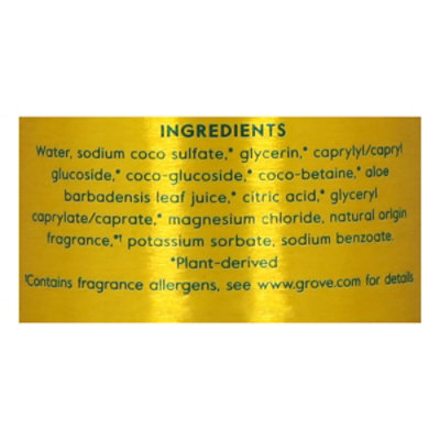 Grove Co Soap Gel Lemon Eucalyptus Mint - 13 OZ - Image 4