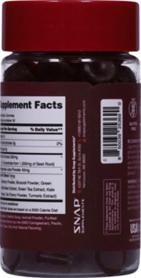 Snap Supplements Heart Beets Gummy - 60 CT - Image 5