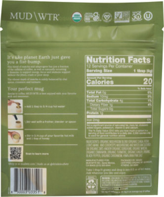 Mud Water Matcha 12 Serving Bag - 2.5 OZ - Image 5