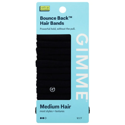 Gme Hair Band Med Black 12ct - 12 CT - Image 2