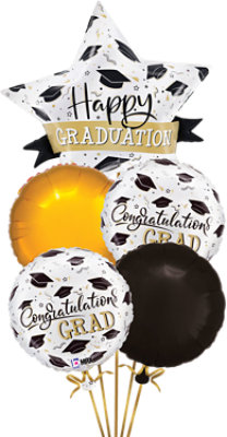 2026 Graduation Balloon Bouquet Standard - Each - Image 1