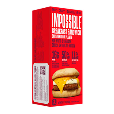 Impossible Foods Sandwich Impossible Breakfast - 10.2 OZ - Image 4