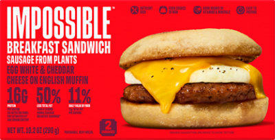 Impossible Foods Sandwich Impossible Breakfast - 10.2 OZ - Image 7