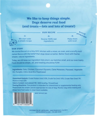 Bocces Bakery Dog Treat Chicken Pumpkin - 5 OZ - Image 4