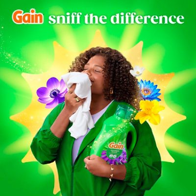 Gain Liquid Laundry Detergent He With Febreze Freshness, Moonlight Breeze - 132 Fl. Oz. - 132 FZ - Image 6