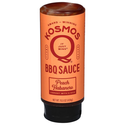 Kosmos Q Sauce Bbq Peach Habanero - 15.5 OZ - Image 2
