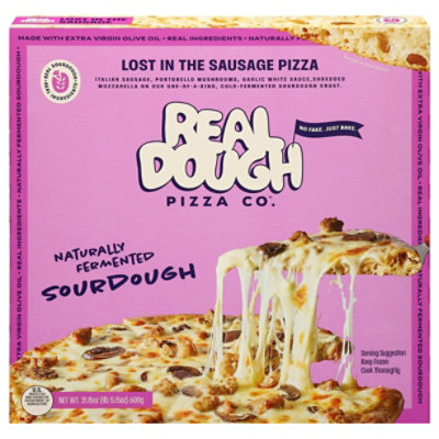 Real Dough Lost In Sausage Frozen Pizza - 21.15 OZ - jewelosco