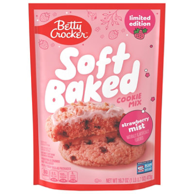 Betty Crocker Soft Baked Strawberry Mist Cookie Mix - 16.7 OZ - Image 2