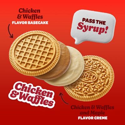 OREO Chicken and Waffles Sandwich Cookies, Limited Edition - 10.68 Oz - Image 5