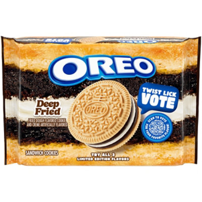 OREO Deep Fried Sandwich Cookies, Limited Edition - 11.46 Oz - Image 1