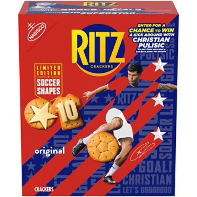 RITZ Original Crackers Limited Edition Soccer Shapes - 12.3 Oz - Image 1