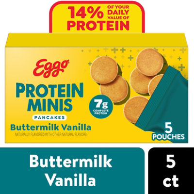 Kelloggs Eggo Mini Vanilla Protein Pancakes 8.4 Oz - 8.4 OZ - Image 1