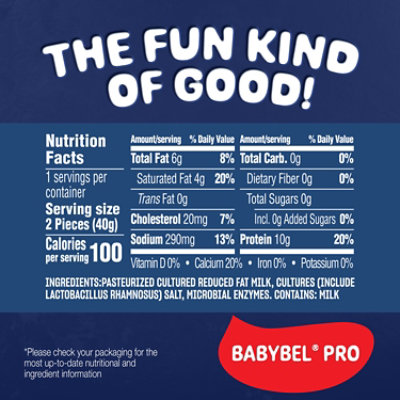Mini Babybel Pro Cheese 12 Count - 8.5 OZ - Image 5