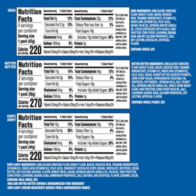 Chips Ahoy/Nutter Butter/Oreo Variety Pack - 10 CT - Image 4