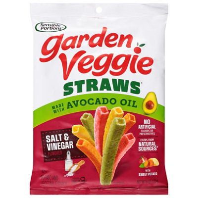 Sensible Portions Garden Veggie Straws Avocado Oil Sea Salt & Vinegar - 6 OZ - Image 1