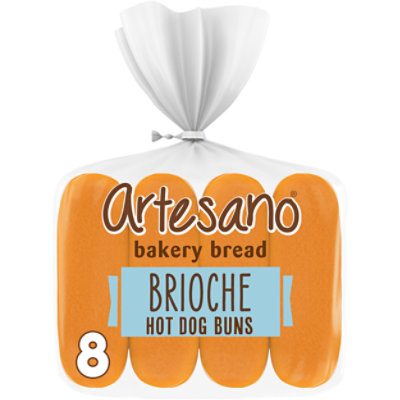 Atresano Brioche Hot Dog Buns - 13.55OZ - Image 1