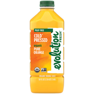 Evolution Fresh Organic Pulp Free Pure Orange Juice 50fz - 50 FZ - Image 1