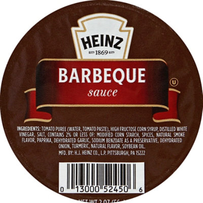 Heinz Bbq Sauce Dipping Cup - 2 OZ - Image 2