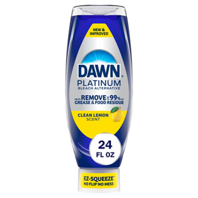 Dawn Platinum Ez-squeeze Dishwashing Liquid, Clean Lemon - 24 Fl. Oz - 24 FZ - Image 1