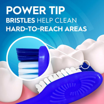 Oral-b Robin Hood Adult Manual Toothbrush 40 Tufts Long Handle Medium - 6 CT - Image 4