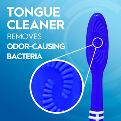 Oral-b Robin Hood Adult Manual Toothbrush 40 Tufts Long Handle Medium - 6 CT - Image 5