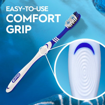 Oral-b Robin Hood Adult Manual Toothbrush 40 Tufts Long Handle Medium - 6 CT - Image 6