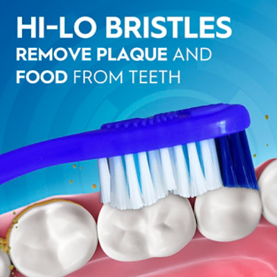 Oral-b Robin Hood Adult Manual Toothbrush 40 Tufts Long Handle Medium - 6 CT - Image 3