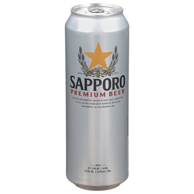 Sapporo Premium 19.2oz Can - 19.2 FZ - albertsons