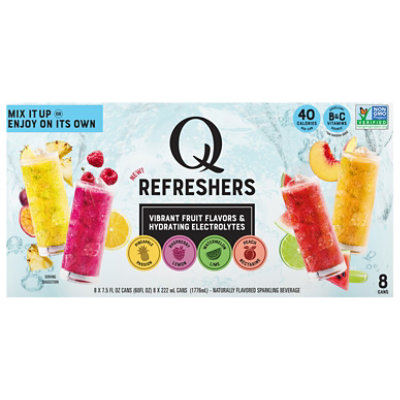 Q Mixers Refreshers  7.5oz Can 12pk - 7.5 OZ - Image 1