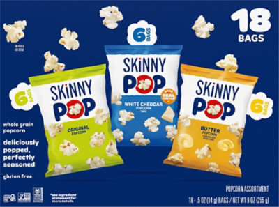 Skinnypop Assorted Variety Pack 18ct - 18 CT - Image 5