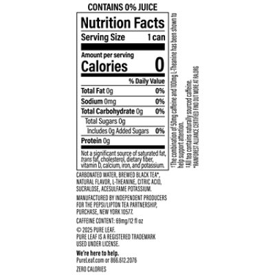 Pure Leaf Real Brewed Tea Raspberry 12 Fl Oz - 12 FZ - Image 4