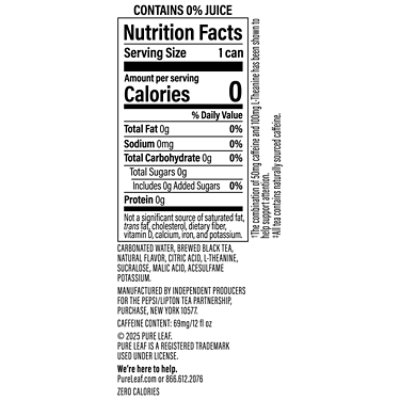 Pure Leaf Real Brewed Tea Peach 12 Fl Oz - 12 FZ - Image 3