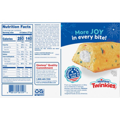 Hostess Red White Blue Twinkies Mp Fsh 8 Count - 10.86OZ - Image 7