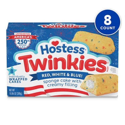 Hostess Red White Blue Twinkies Mp Fsh 8 Count - 10.86OZ - Image 1