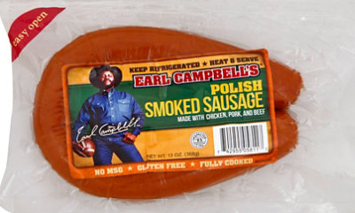 Earl Campbell Polish Sausage 13oz - 13 OZ - Image 2