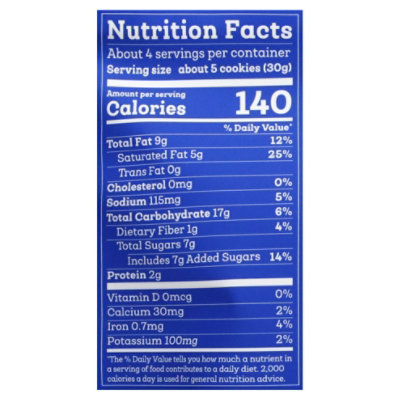 Siete Cookie Mexican Double Chocolate Chip - 4.5 OZ - Image 3
