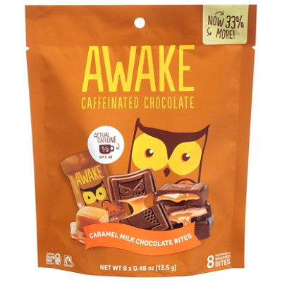 Awake Choc Milk Caramel Bag 8ct - 3.84 OZ - Image 2