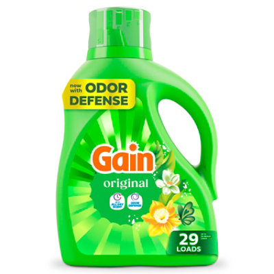 Gain Liquid Laundry Detergent He, Original Scent - 39 Fl. Oz. - 39 FZ - Image 1