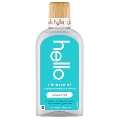 Hello Mouthwash Peace Out Plaque - 17.6 OZ - Image 1